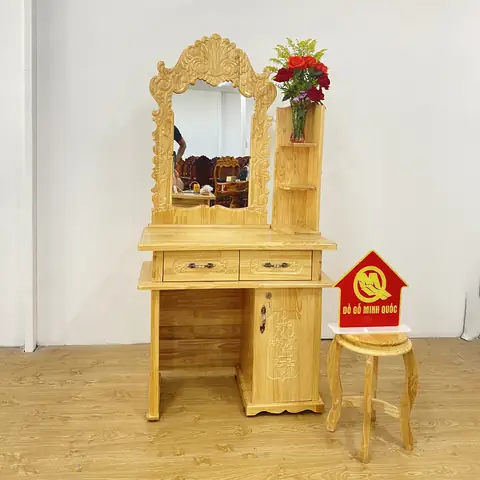 Bàn Trang Điểm Gỗ Thông Sp564