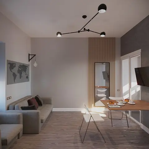 Mẫu Thiết Kế Ăn Hộ Mini 20m2 Nhỏ Mà Đa Năng