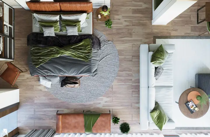 Mẫu Thiết Kế Căn Hộ Chung Cư Mini 28m2 Đẹp Hiện Đại