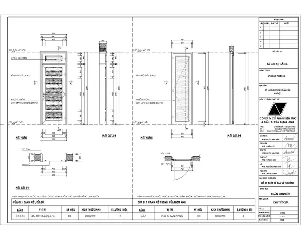 Chia Sẻ Một Số Bản Vẽ Kiến Trúc Trong Hồ Sơ Thiết Kế Chung Cư Mini 5 Tầng Tân Cổ 100m2