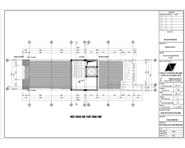 Chia Sẻ Một Số Bản Vẽ Kiến Trúc Trong Hồ Sơ Thiết Kế Chung Cư Mini 5 Tầng Tân Cổ 100m2