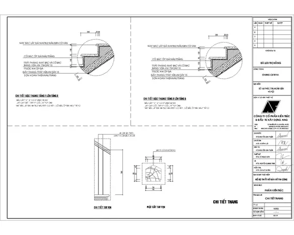 Chia Sẻ Một Số Bản Vẽ Kiến Trúc Trong Hồ Sơ Thiết Kế Chung Cư Mini 5 Tầng Tân Cổ 100m2