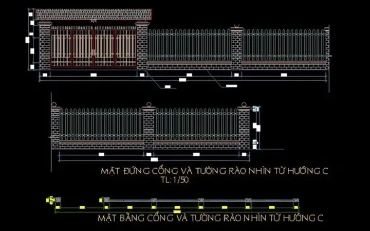 Mẫu Cổng Sắt, Hàng Rào Xây Đẹp Mẫu Cổng Sắt, Hàng Rào Xây Đẹp