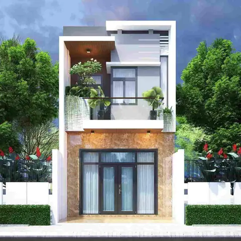 Nhà 2 Tầng 4 Phòng Ngủ 5×20