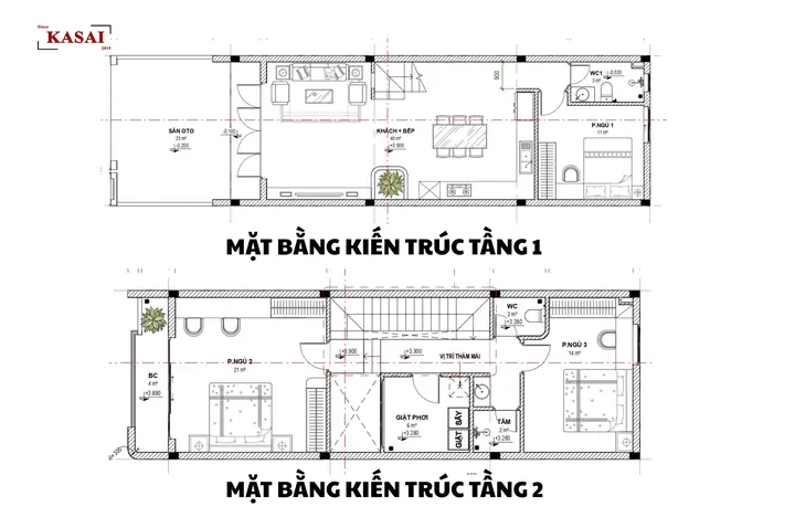 Nhà 5×20 2 Tầng 3 Phòng Ngủ
