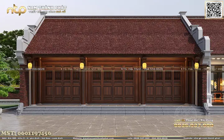 Nhà Gỗ 3 Gian Đẹp