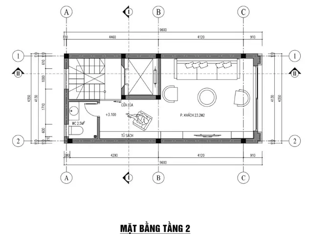 Bản Vẽ Thiết Kế Mặt Bằng Công Năng