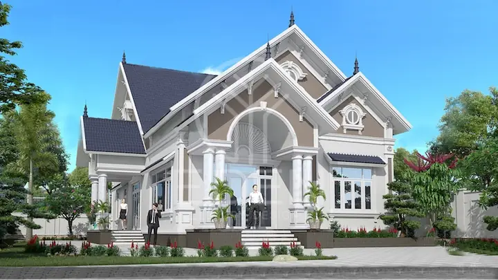 Bản Vẽ Nhà Cấp 4 Ngang 5m
