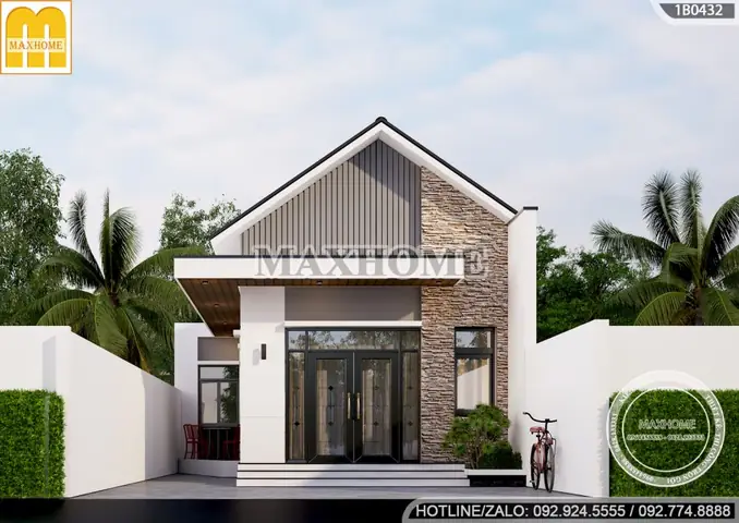 Bản Vẽ Nhà Chữ L 1 Tầng