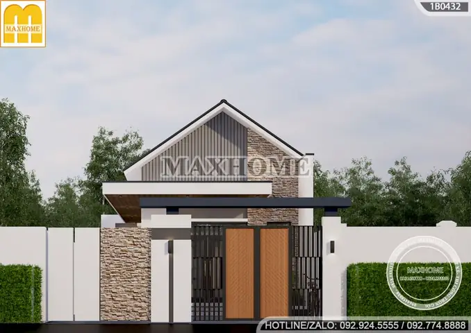 Bản Vẽ Nhà Chữ L 1 Tầng