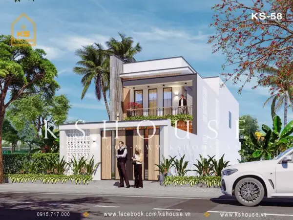 Nhà Cấp 4 Gác Lửng Hiện Đại 6x18 Nhà Cấp 4 Gác Lửng Hiện Đại 6x18