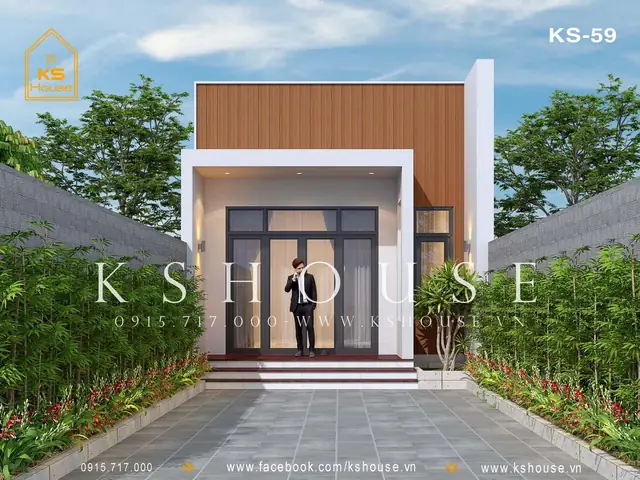 Nhà Ống Cấp 4 Đơn Giản 5x20 Có 3 Phòng Ngủ Nhà Ống Cấp 4 Đơn Giản 5x20 Có 3 Phòng Ngủ