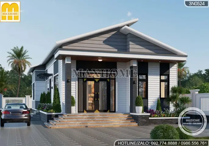 Bản Vẽ Nhà Mái Lệch