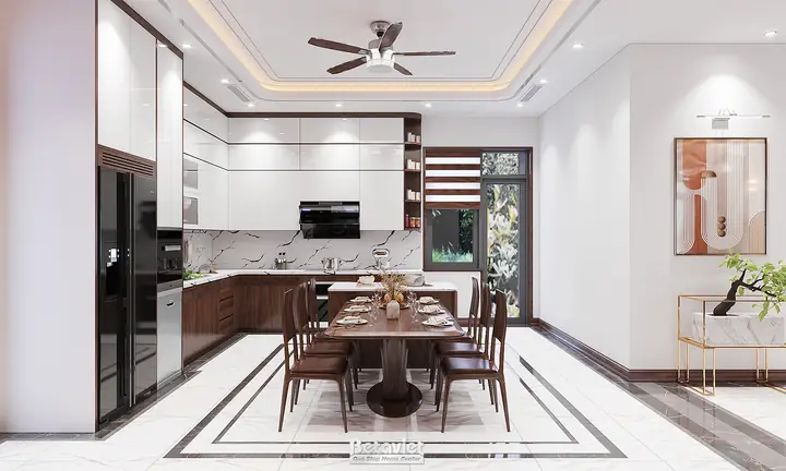 Bản Vẽ Thiết Kế Phòng Ăn Hiện Đại