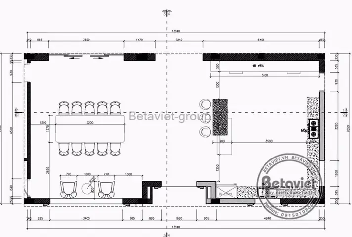 Bản Vẽ Phòng Bếp Tầng 2, Các Tầng Tum