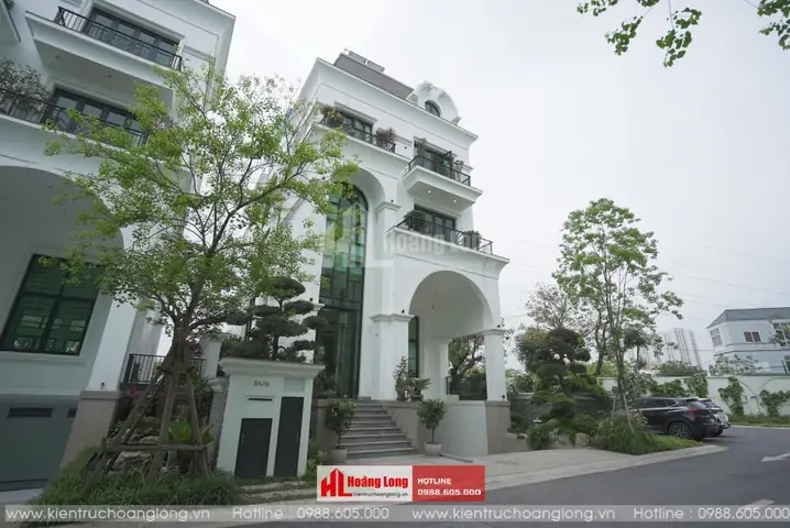 Kiến Trúc Hoàng Long Bản Vẽ Thiết Kế Nhà Biệt Thự 3 Tầng