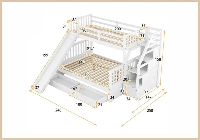 Một Số Bản Vẽ Thiết Kế Giường Tầng Một Số Bản Vẽ Thiết Kế Giường Tầng