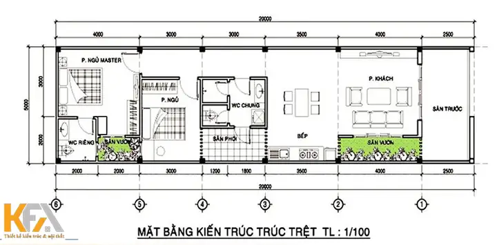Bản Vẽ Nhà Ống Cấp 4