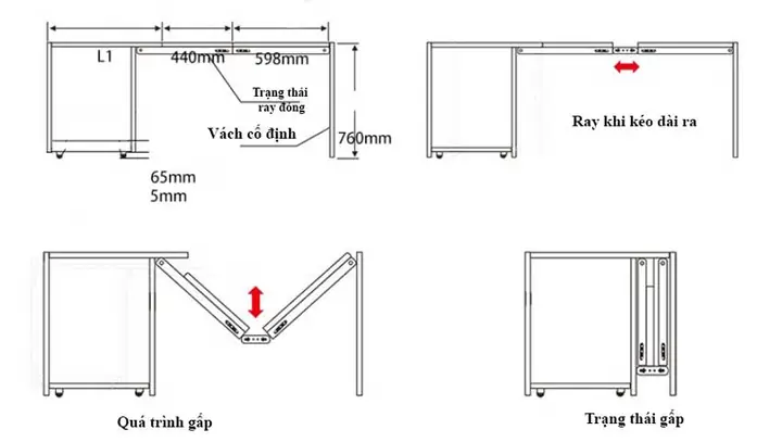 Hướng Dẫn Lắp Đặt Phụ Kiện Bàn Gập Xuống Ga208 Hướng Dẫn Lắp Đặt Phụ Kiện Bàn Gập Xuống Ga208