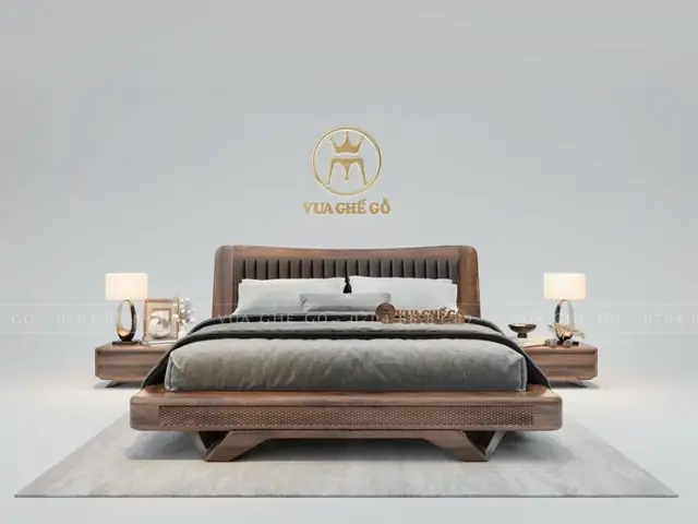 Các Mẫu Giường Gỗ Óc Chó Phổ Biến