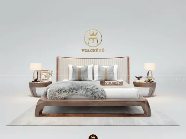 Các Mẫu Giường Gỗ Óc Chó Phổ Biến