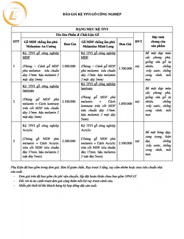 Báo Giá Kệ Tivi Gỗ Mdf Báo Giá Kệ Tivi Gỗ Mdf
