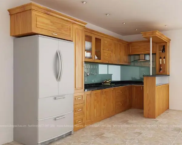Báo Giá Tủ Bếp Gỗ Sồi Mỹ Nhập Khẩu Được Thiết Kế, Sản Xuất Và Thi Công Bởi Vinakit Báo Giá Tủ Bếp Gỗ Sồi Mỹ Nhập Khẩu Được Thiết Kế, Sản Xuất Và Thi Công Bởi Vinakit