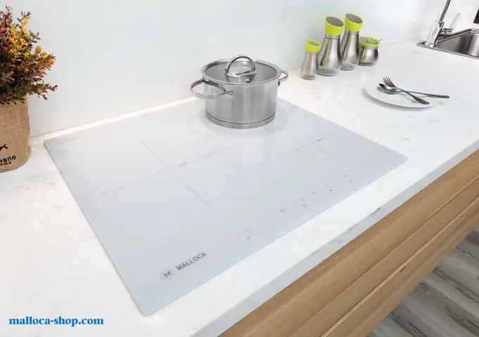 Bếp Điện Từ Màu Trắng