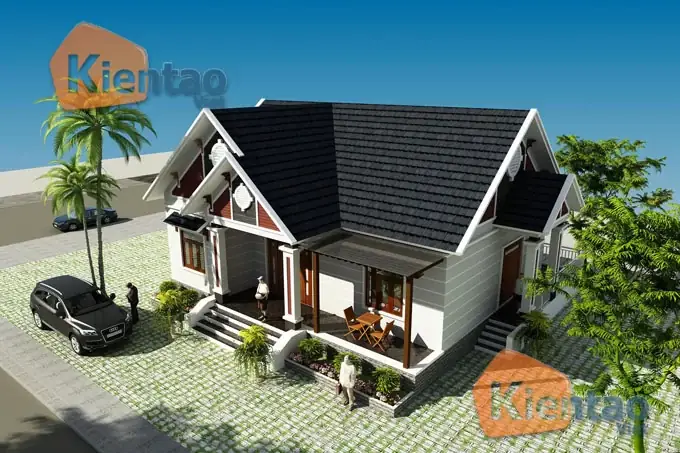 Nhà Vườn Cấp 4 Mái Thái Tại Thanh Hóa