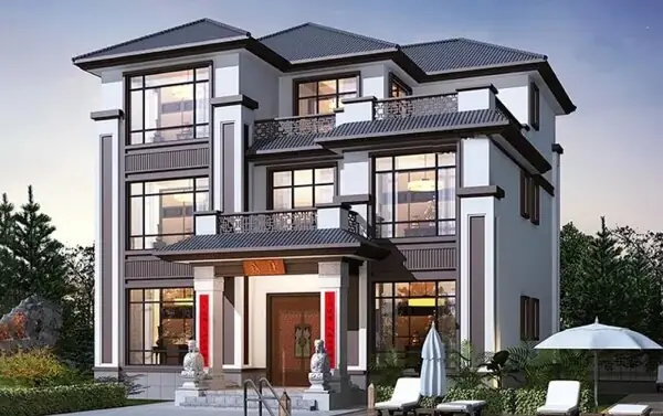 Biệt Thự Hiện Đại Phong Cách Trung Quốc