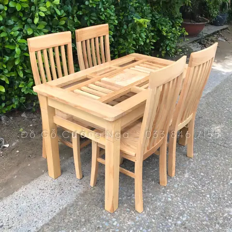 Mua Bán Bộ Bàn Ăn 4 Ghế Gỗ Căm Xe – Sản Phẩm Sang Trọng Cho Không Gian Phòng Ăn Mua Bán Bộ Bàn Ăn 4 Ghế Gỗ Căm Xe – Sản Phẩm Sang Trọng Cho Không Gian Phòng Ăn