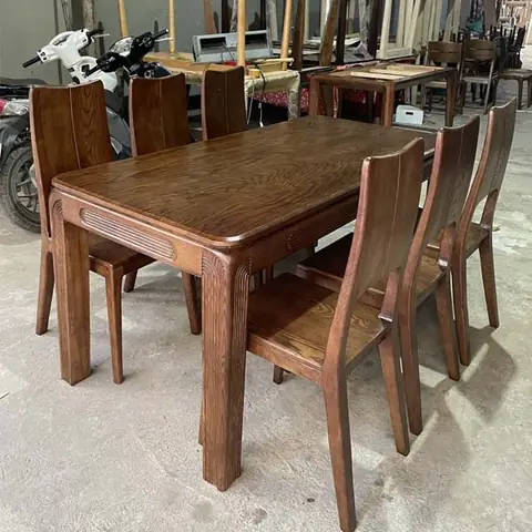 Hướng Dẫn Chọn Bộ Bàn Ăn 6 Ghế Gỗ Sồi Ưng Ý Cho Gia Đình