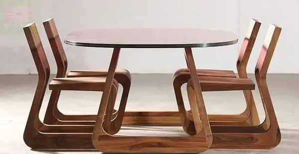 Bàn Ăn Gỗ Mặt Kính Cường Lực Bàn Ăn Gỗ Mặt Kính Cường Lực