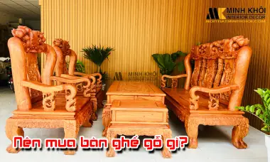 Bộ Bàn Ghế Hoàng Gia Sang Trọng, Đẳng Cấp (2023)