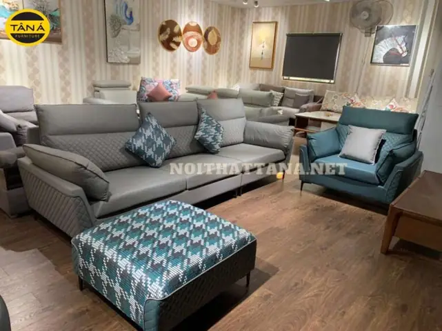 Sofa Nỉ Theo Bộ