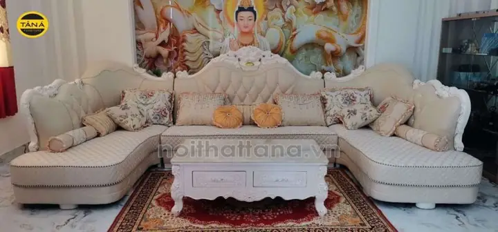 Sofa Nỉ Theo Bộ