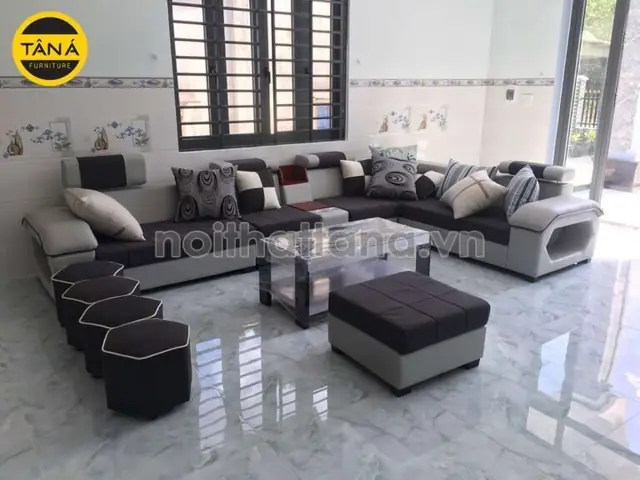 Sofa Nỉ Theo Bộ