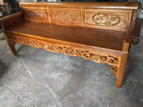 Bộ Ghế Trường Kỷ Gỗ Gụ