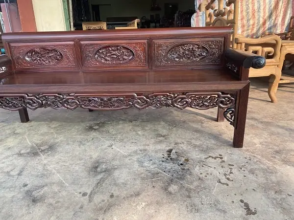 Bộ Ghế Trường Kỷ Gỗ Gụ