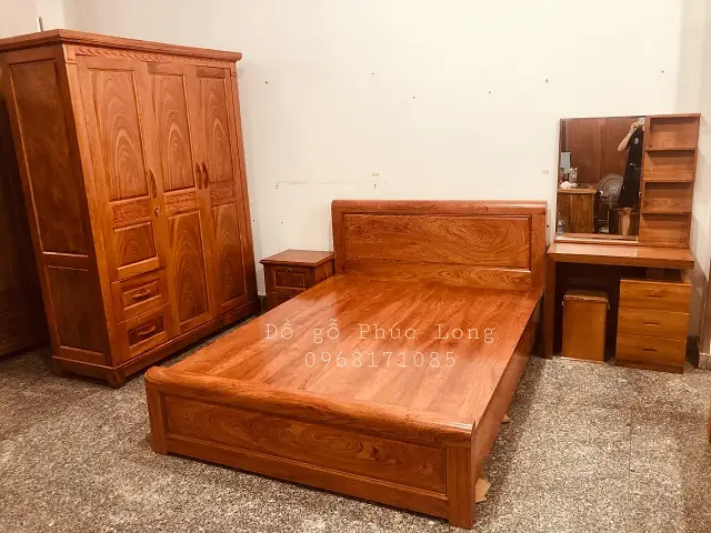 Bộ Giường Tủ Gỗ Hương: Hướng Dẫn Toàn Diện Cho Gia Chủ