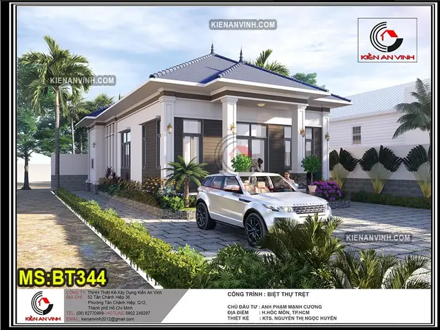 Nhá»¯ng Máº«u Biá»t Thá»± Äáº¹p 1 Táº§ng Sã¡ng Táº¡o Do Kiáº¿n An Vinh Triá»n Khai Thiáº¿t Káº¿