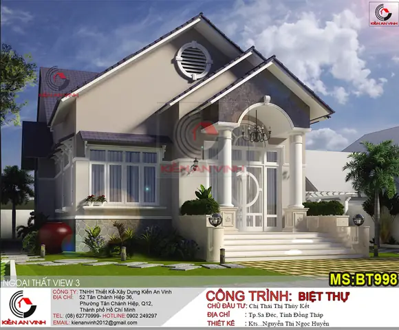 Các Kiểu Biệt Thự Đẹp