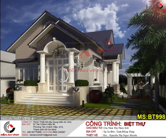 Các Kiểu Biệt Thự Đẹp