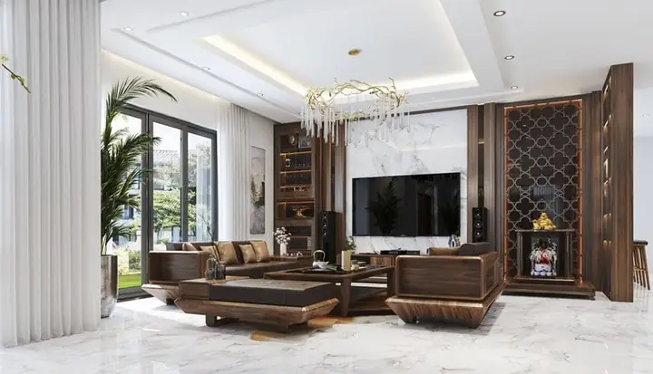 Hướng Đặt Bàn Ghế Phòng Khách Theo Phong Thủy