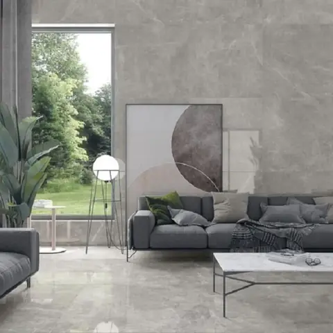 Ốp Tường Bằng Gạch Đơn Sắc