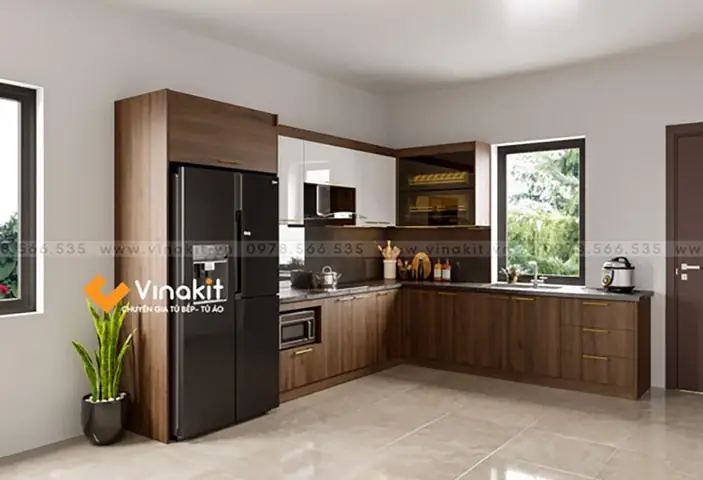 Tủ Bếp Gỗ Công Nghiệp Là Gì?