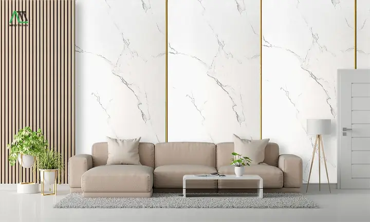 Tấm Nhựa Ốp Tường Giả Đá