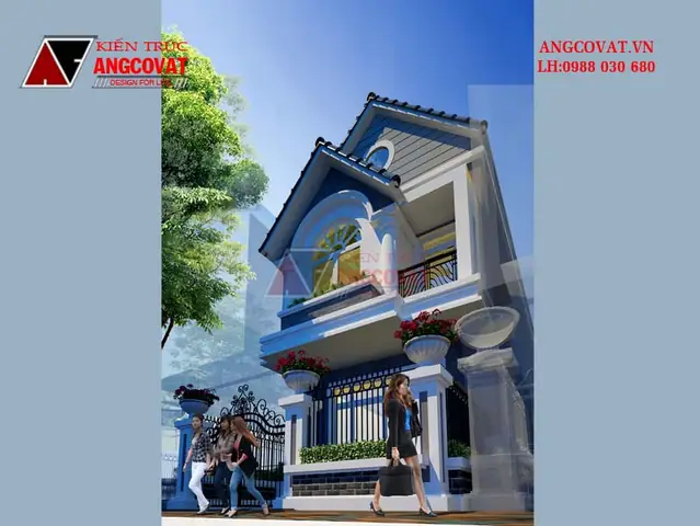 Mẫu Số 8: Các Mẫu Nhà Đẹp 2 Tầng 90m2 Mới Nhất Giá Rẻ 2017