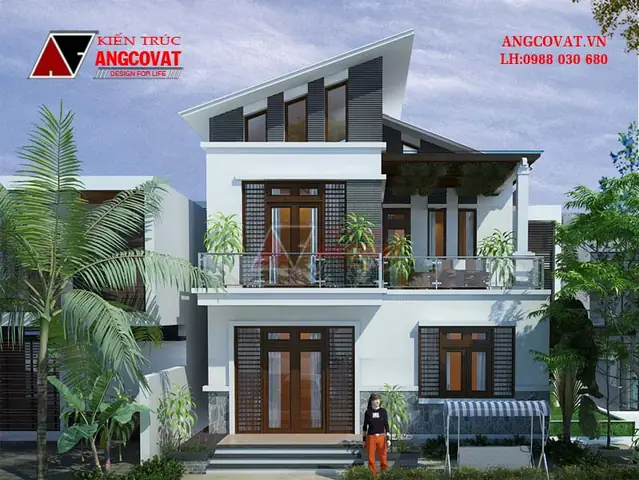 Thiết Kế Số 7: Các Mẫu Nhà Đẹp 2 Tầng 90m2 Theo Phong Cách Hiện Đại