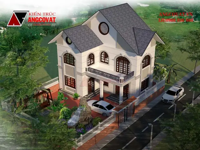 Mẫu Số 3: Các Mẫu Nhà Đẹp 2 Tầng 90m2 3 Phòng Ngủ 1 Phòng Thờ Đẹp